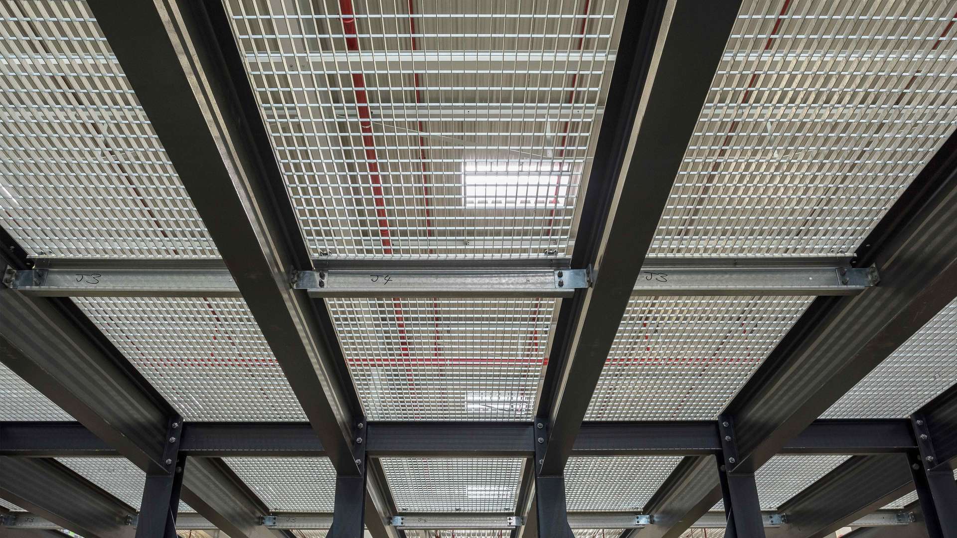 Grigliati per scaffalature in magazzini