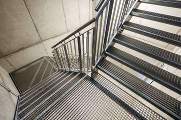 Cages d’escaliers conformes aux prescriptions de sécurité