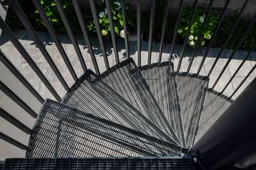 Spindeltreppe Wangen