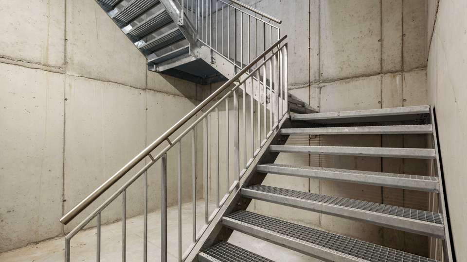Cages d’escaliers conformes aux prescriptions de sécurité