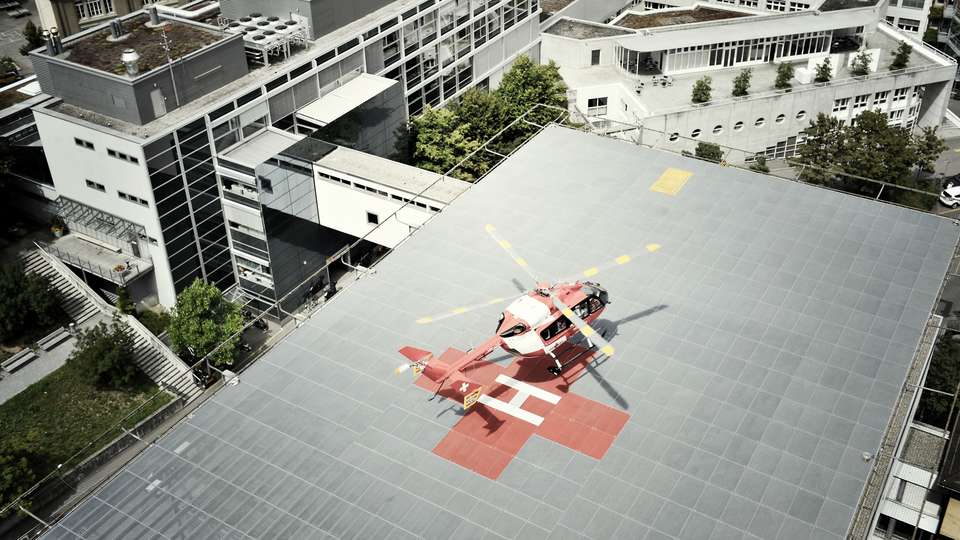 Helikopterplatz Inselspital Bern