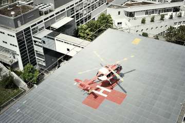 Helikopterplatz Inselspital Bern