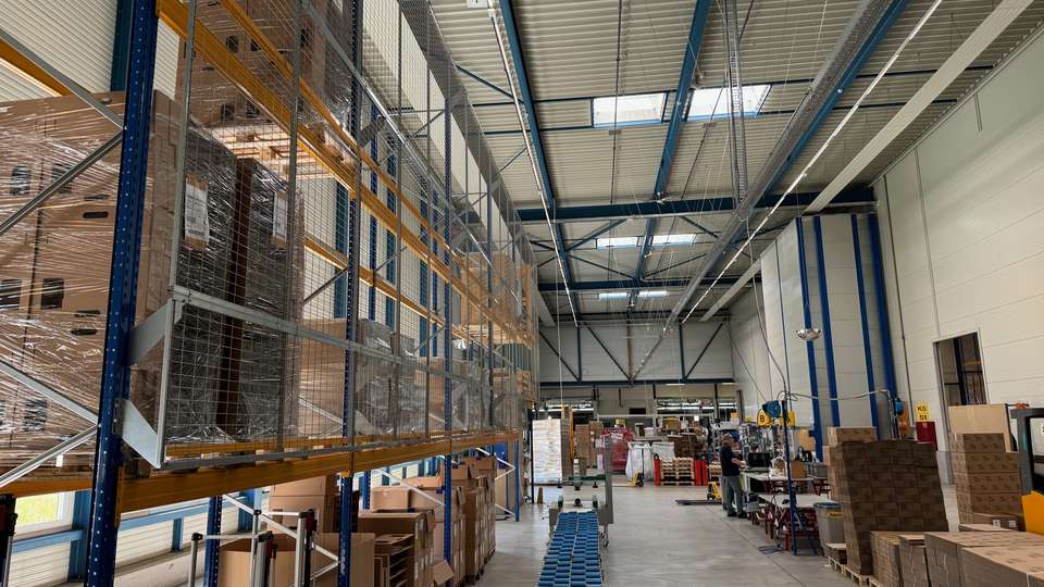 Fallschutzgitter für die Logistik