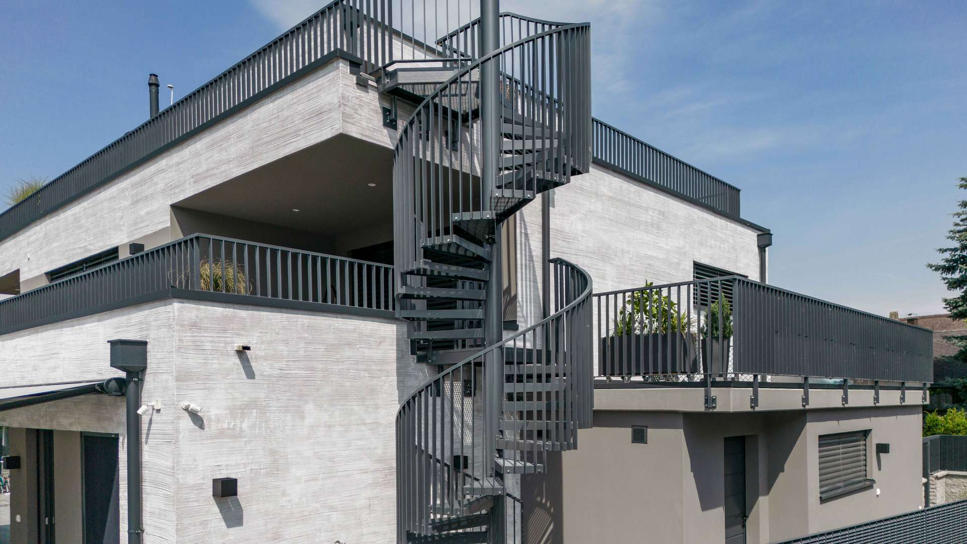 Spindeltreppe Wangen